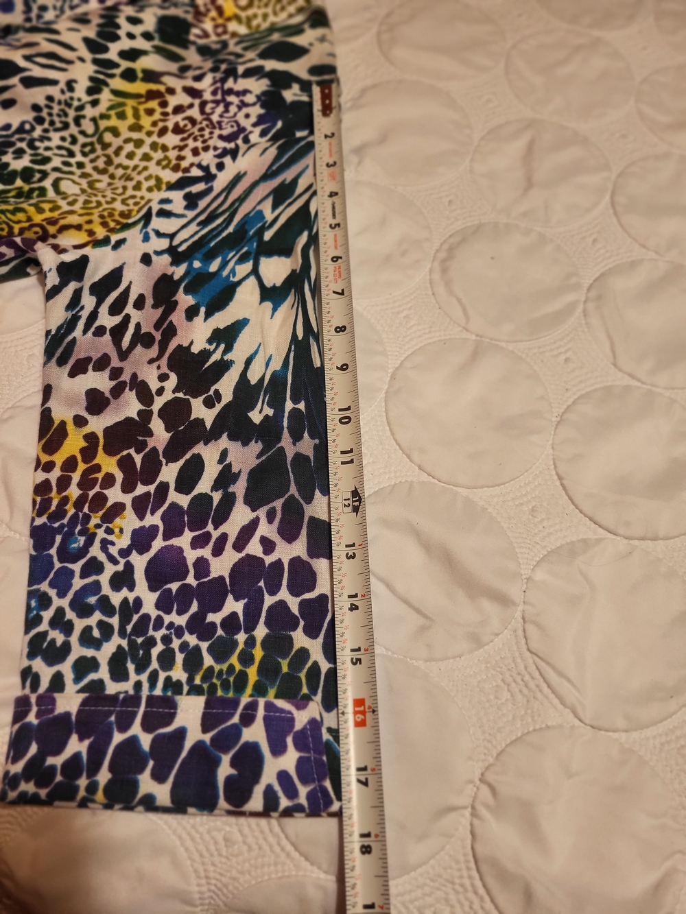 Richard Malcom Women’s Multicolor Animal-Print Button Front Shirt - Picture 9 of 13
